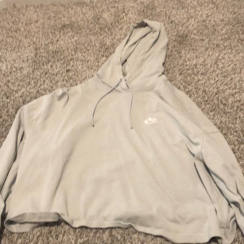 cropped nike hoodie